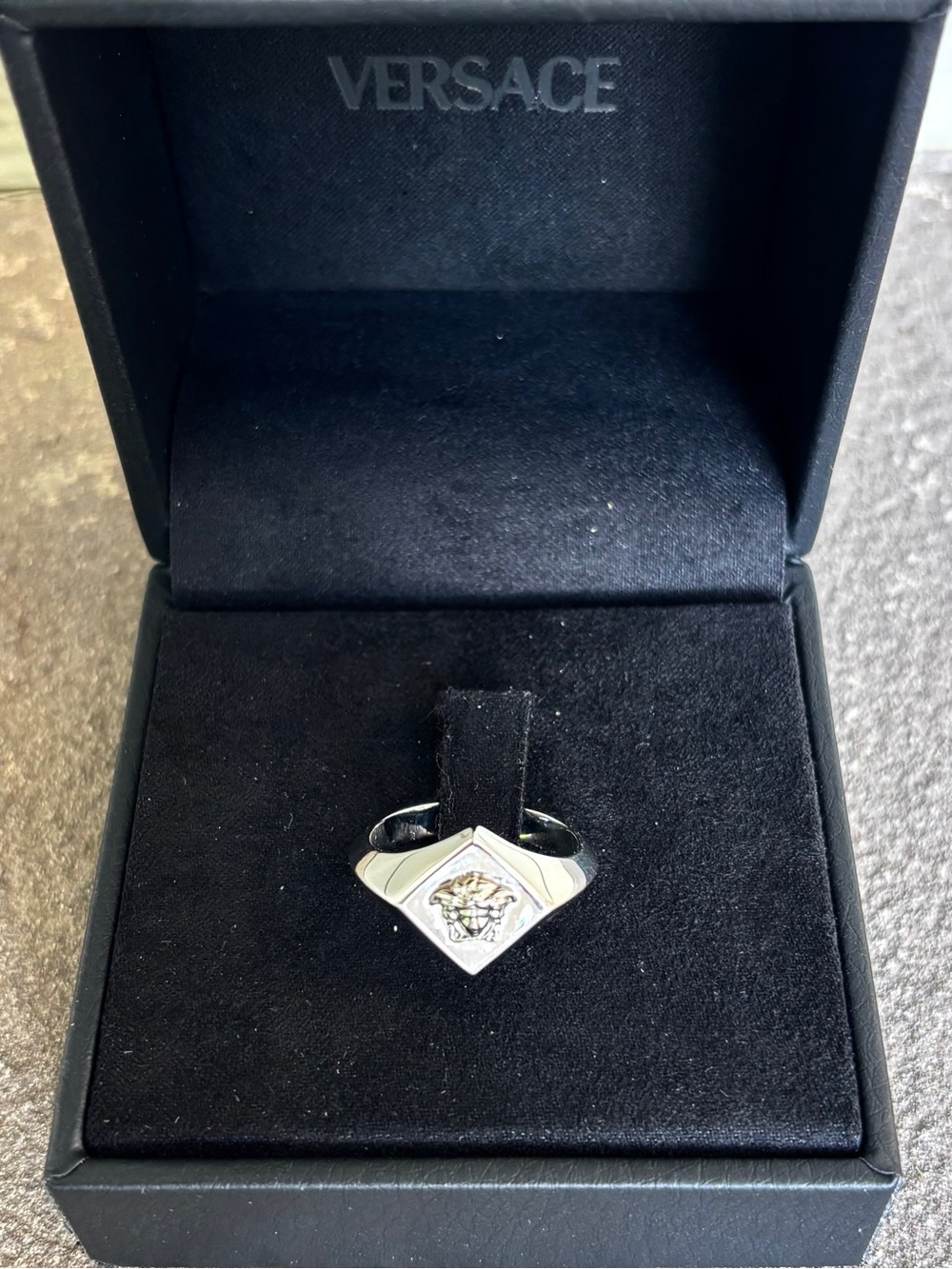 Versace Medusa Men’s Ring, Like New